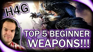 Monster Hunter World - Top 5 Weapons for Beginners
