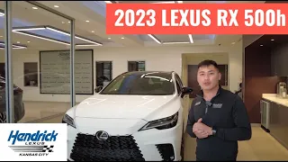 2023 Lexus RX 500h F-Sport Performance Walkaround