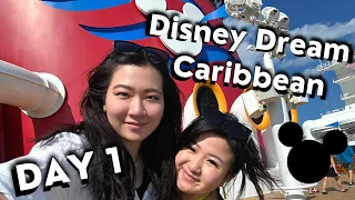 Disney Dream Caribbean Cruise Vlog 2023 | Day 1 - Embarkation Day