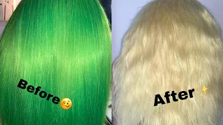 Remove Hair Dye from 613 wig|Reverse to 613