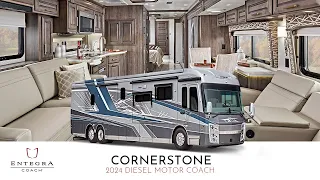 2024 Cornerstone Walkthrough - Class A Luxury Diesel Motorhome - Entegra Coach