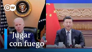 Xi advierte a Biden sobre su apoyo a Taiwán