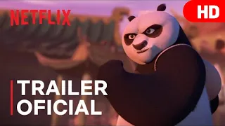 Trailer oficial 🐻‍❄️🐉 Kung Fu Panda O Cavaleiro Dragão HD Brasil