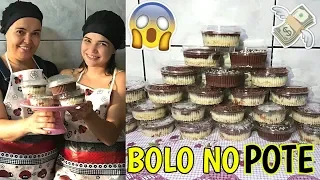 COMO FAZER BOLO NO POTE (GANHANDO DINHEIRO EM CASA) ♥ - Bruna Paula