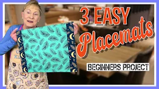 3 Easy Placemats | Easy Project | The Sewing Room Channel