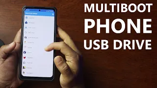 How To Use Phone as Multi Bootable USB Drive!
