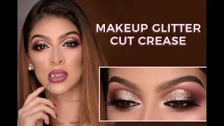 Maquillaje Glitter Cut Crease - Paso a Paso