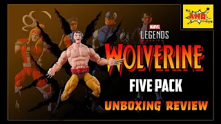 Marvel Legends Wolverine 5 pack unboxing and review Get ready BUB!! "looks like its show time"
