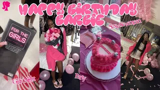 ♡︎ MY 17th BIRTHDAY PARTY VLOG ♡︎ girls night, pool party, errands, wax, etc || zahriyalachell