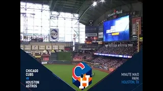 52 - Cubs at Astros - Monday, May 27, 2019 - 1:10pm CDT - WGN