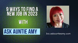 9 ways to a new job in 2023 #askauntieamy