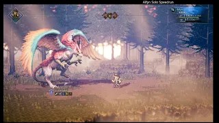 Octopath Traveler - Alfyn Lone Traveler Speedrun 1h29m17s (Solo) (PC)