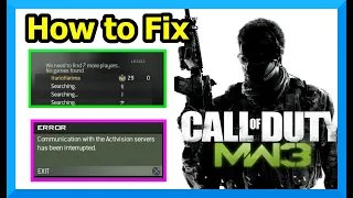 How to fix PS3 Modern Warfare 3 No Games Found! PlayStation 3 Finding Games Fix