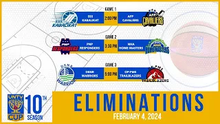 LIVE FULL GAMES: UNTV Cup Eliminations at Paco Arena, Manila | February 4, 2024