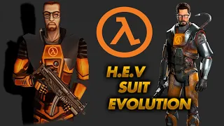 Half-Life: evolution of the h.e.v protective suit (1998 - 2020)