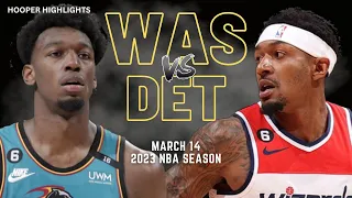 Washington Wizards vs Detroit Pistons Full Game Highlights | Mar 14 | 2023 NBA Season