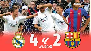 Real Madrid 4 x 2 Barcelona ● La Liga 04/05 Extended Goals & Highlights HD
