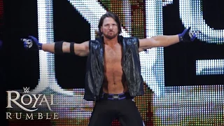 WWE Network: AJ Styles makes his WWE debut in the Royal Rumble Match: Royal Rumble 2016