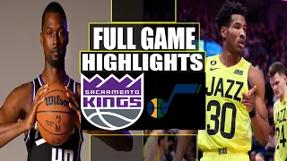 Sacramento Kings VS Utah Jazz FULL GAME Highlights | Oct 25 | 2023 NBA Regular Season