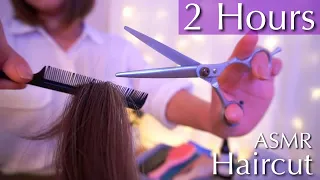 [ASMR] Sleep Recovery #5 | 2 Hours Haircut & Hair Treatment | No Talking