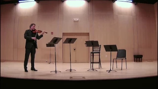 Boulder Bach Festival | Zachary Carrettin, baroque violin | Sonata #3 in C Major for violin solo