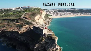 Nazare, Portugal in 4K with Relaxing Music