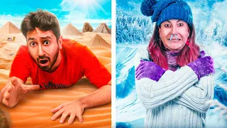 SUPER QUENTE vs SUPER FRIO *tente sobreviver