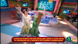 Cristina Pedroche, emocionada al ver a Jiaping bailar sevillanas: "Me ha encantado" - Zapeando