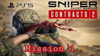 Sniper Ghost Warrior Contracts 2- GAMEPLAY PS5 - Mission 1