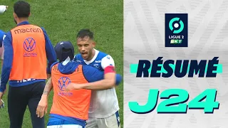 Résumé 24ème journée - Ligue 2 BKT / 2023-2024