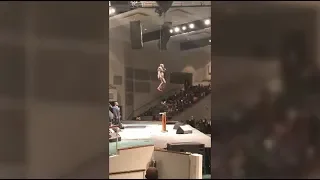 Pastor Makes A Grand Entrance And Flies Into Mass