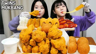 Korea Chicken ㅣ Cheese ball, SoTteok SoTteok, Cheese corn dog ASMR Mukbang Eating Show