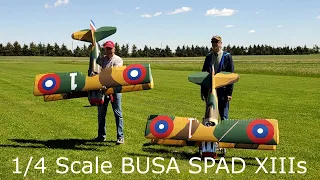 Two BUSA 1/4 Scale SPAD XIIIs Build Projects