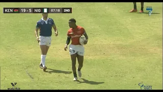 KENYA Vs NIGERIA  RUGBY AFRICA 7s