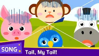 Tail, My Tail | Where is my Tail ?!?! |  Nursery rhymes from mother goose | Robottrains Kids song