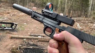 Suppressed Shooting Demo:  Smith & Wesson Model 41 POV