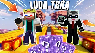 LUCKY BLOCK TRKA SA DJOLETOM POSLE GODINU DANA ! | MINECRAFT LUCKY BLOCK RACE