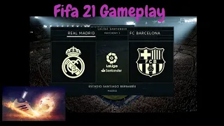 FIFA 21 REAL MADRID VS FC BARCELONA FULL MATCH HD GAMEPLAY (El Clasico)