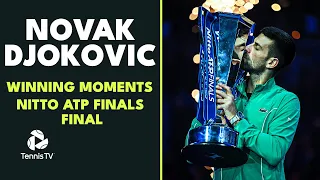 Novak Djokovic's Championship Point, Trophy Lift and Presentation | Nitto ATP Finals 2023