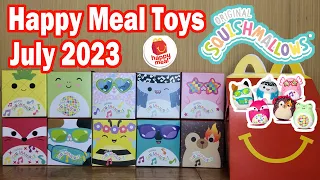 McDo July 2023 Happy Meal Squishmallows Unboxing