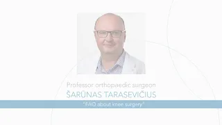 #5 Surgeon Dr Sarunas Tarasevicius talking about driving after the knee replacement