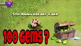 What's Inside COC 5th Anniversary Cake?