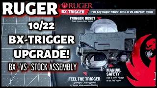 RUGER BX-TRIGGER -VS- STOCK RUGER 10/22 TRIGGER ASSEMBLY - WHAT’S THE DIFFERENCE? - QUICK LOOK!