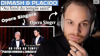 Professional Opera Singer Reaction & Vocal ANALYSIS | Dimash & Placido | The Pearl Fishers Duet