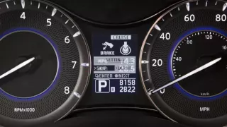 2017 INFINITI QX80 -  Vehicle Information Display