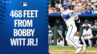 468 FEET! Bobby Witt Jr. OBLITERATED this ball!