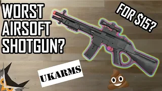 WORST Airsoft Shotgun | UKARMS P2338c