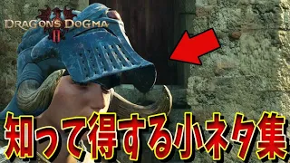 【ドラゴンズドグマ2】９割の人が見落としてる、知っておきたいバグなし小ネタ知識集【Dragon's Dogma 2】