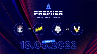 OG vs. NaVi, G2 vs. Vitality | Semifinales BLAST Premier Spring Final