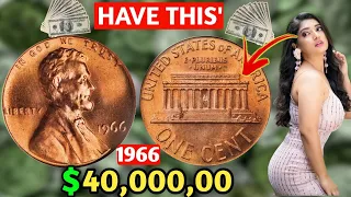 1966 Lincoln Memorial One Penny Coin Value | How Much is a 1966 One Penny Worth Today?